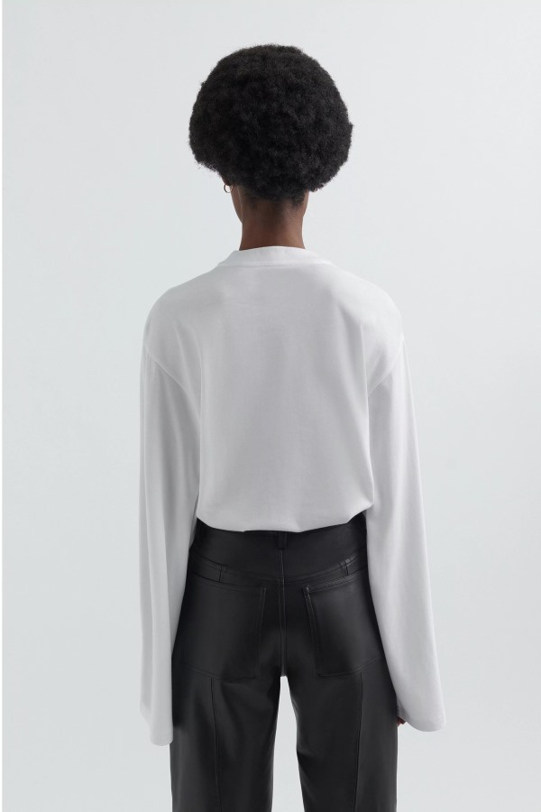 Local T-shirt Met Lange Mouwen Axel Arigato Wit