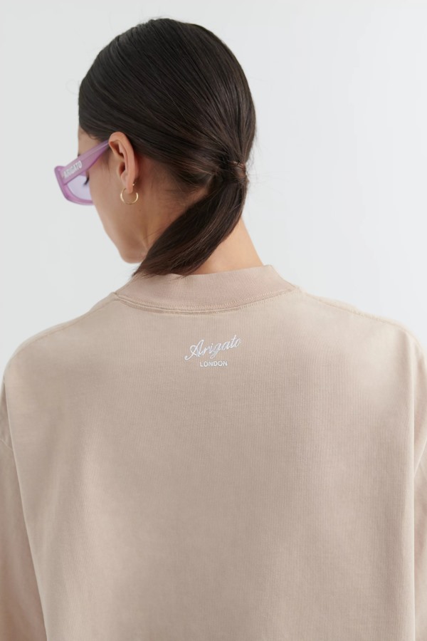 Formule Oversized T-shirt Licht Taupe Axel Arigato