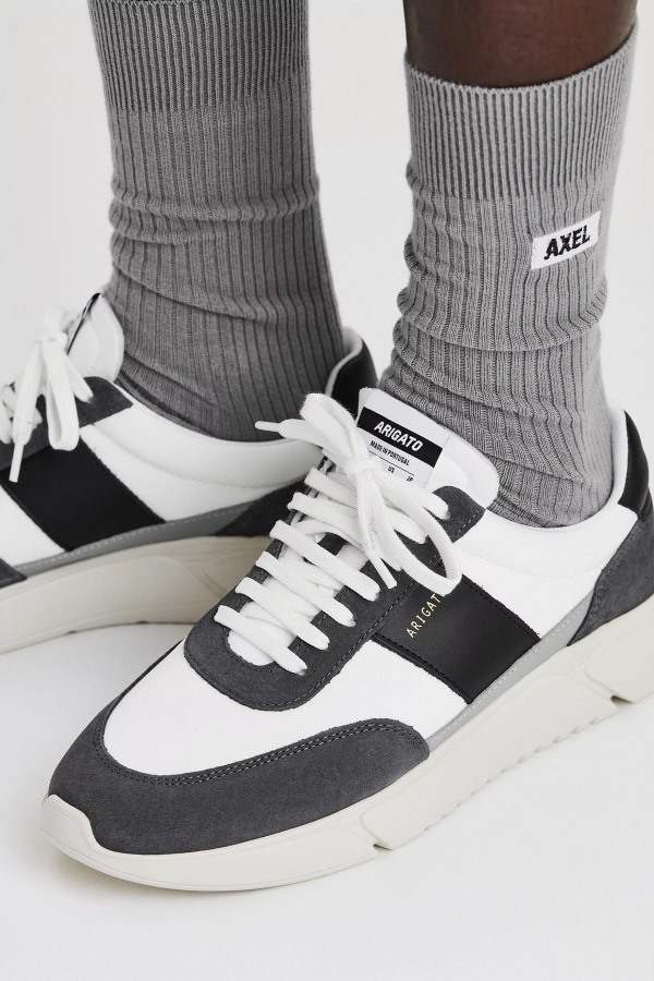 Axel Arigato Donkergrijs Wit Zwart Genesis Vintage Loper