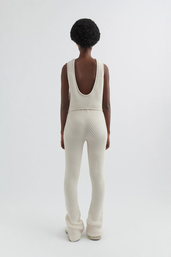 Axel Arigato Gebroken Witte Sense Flare Broek