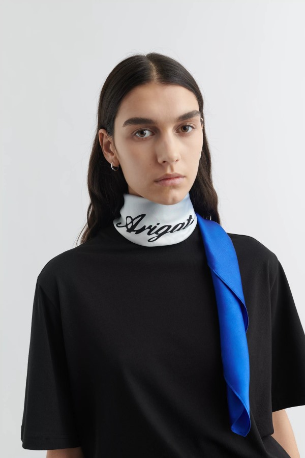Axel Arigato Prism Zijden Sjaal Limoges Wit
