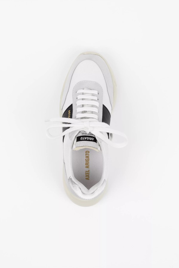 Axel Arigato Genesis Vintage Loper Wit Zwart Zilver