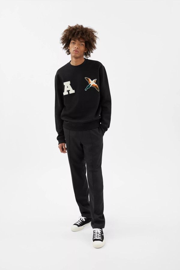 Varsity Bee Bird Sweatshirt Axel Arigato Zwart