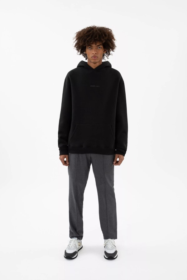 Monogram Hoodie Zwart Axel Arigato