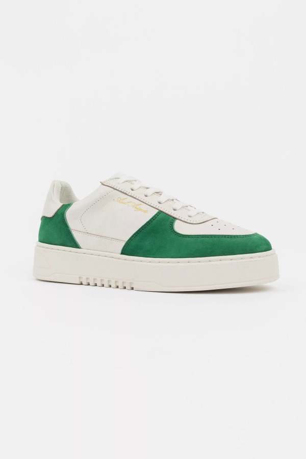 Orbit Sneaker Wit Boerenkool Groen Axel Arigato
