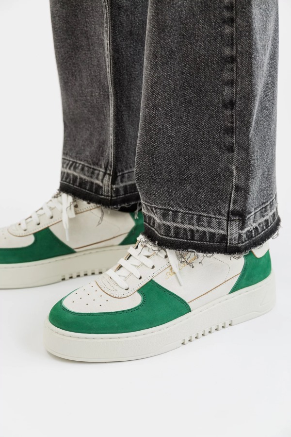 Orbit Sneaker Wit Boerenkool Groen Axel Arigato