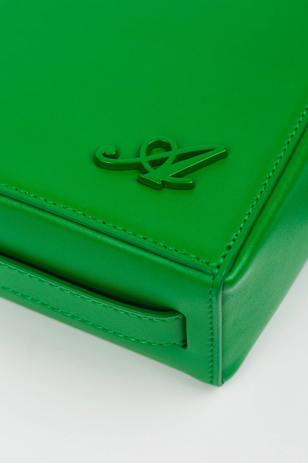 Axel Arigato Kubieke Leren Etui Jolly Green