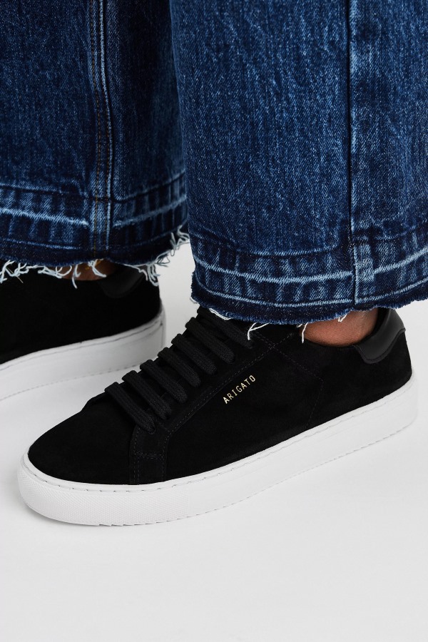 Axel Arigato Zwart Plateau Suède