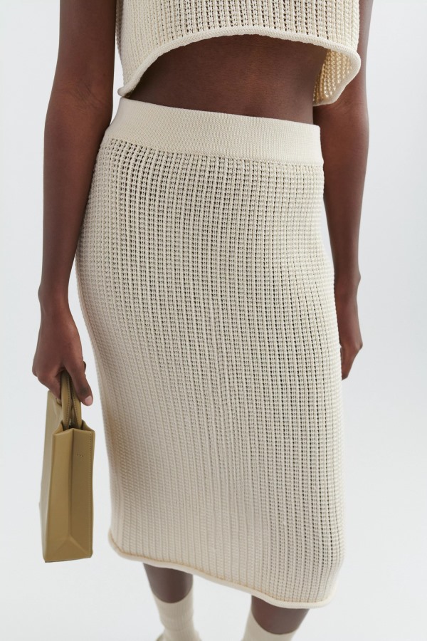 Axel Arigato Grid Rok Gebroken Wit