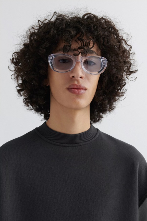 Echo Zonnebril Helder Kristalblauw Axel Arigato