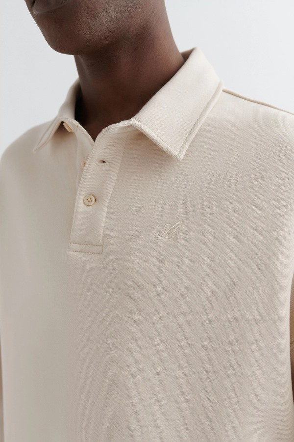 Signature Poloshirt Lichtbeige Axel Arigato