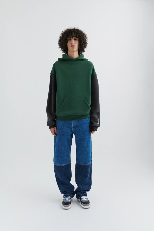 Axel Arigato Fragment Hoodie Donkergroen