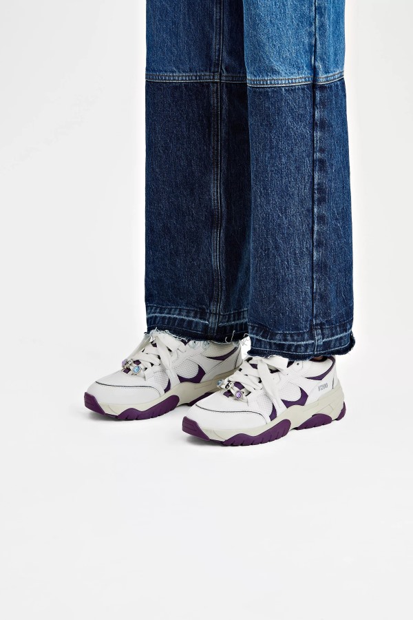 Axel Arigato Wit Paars Meerval Lo