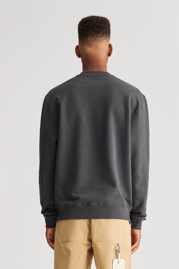 Axel Arigato Vervaagd Zwart Varsity Bee Bird Sweatshirt