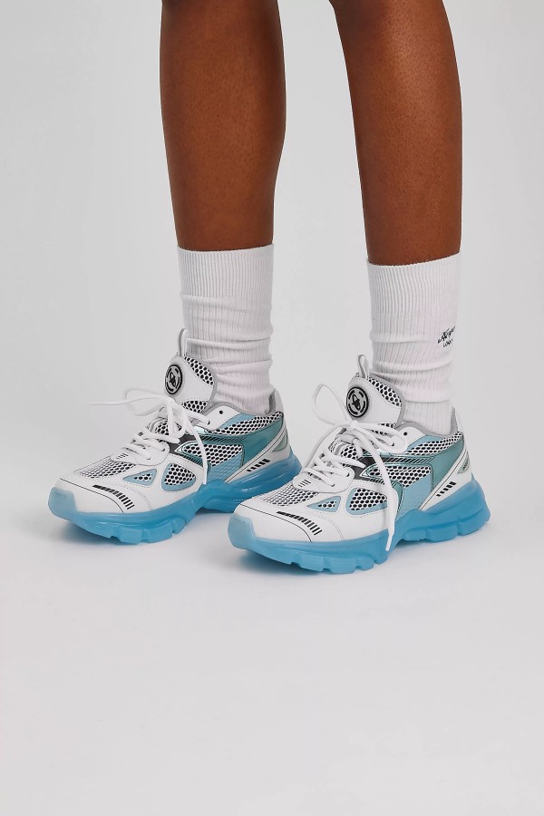 Axel Arigato Wit Blauwe Marathonloper