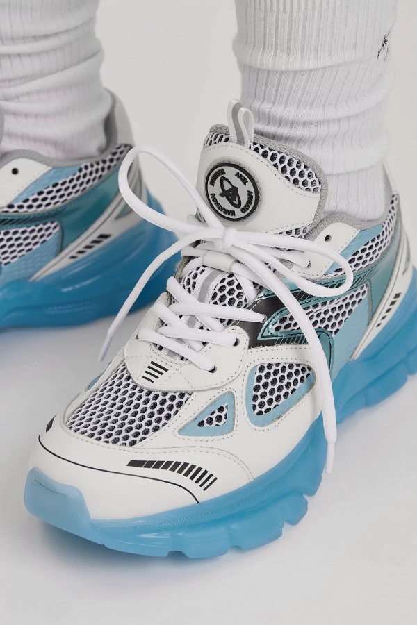 Axel Arigato Wit Blauwe Marathonloper