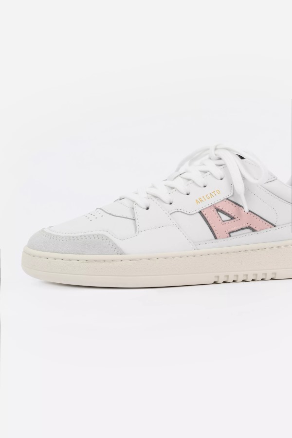 Axel Arigato Wit Roze A-Dice Lo Sneaker