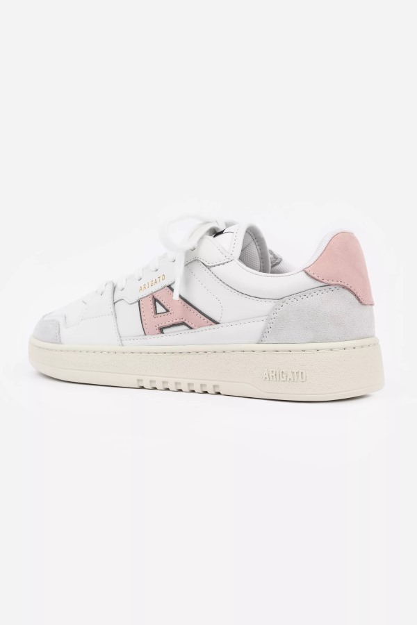 Axel Arigato Wit Roze A-Dice Lo Sneaker