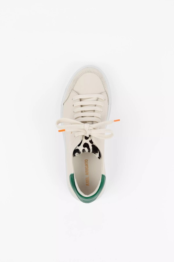 Axel Arigato Clean 90 Triple Animal Cremino Donkergroen Luipaard