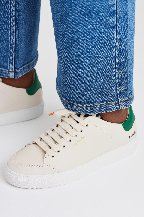 Axel Arigato Clean 90 Triple Animal Cremino Donkergroen Luipaard