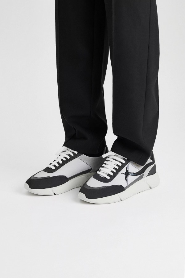 Genesis Stripe Bee Vogel Grijs Axel Arigato