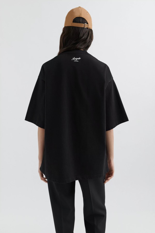 Axel Arigato Zwart Formule Oversized T-shirt