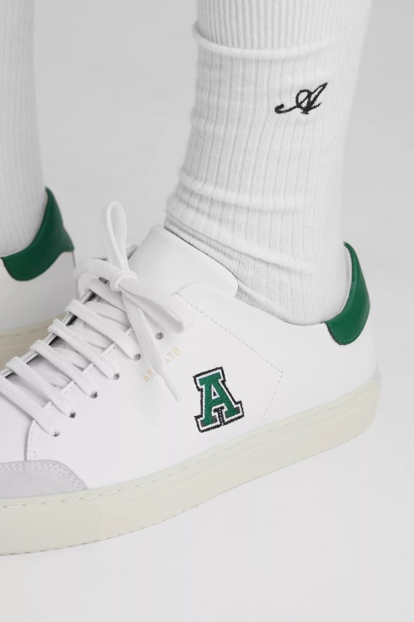 Axel Arigato Clean 90 College Een Witte Boerenkool Groen