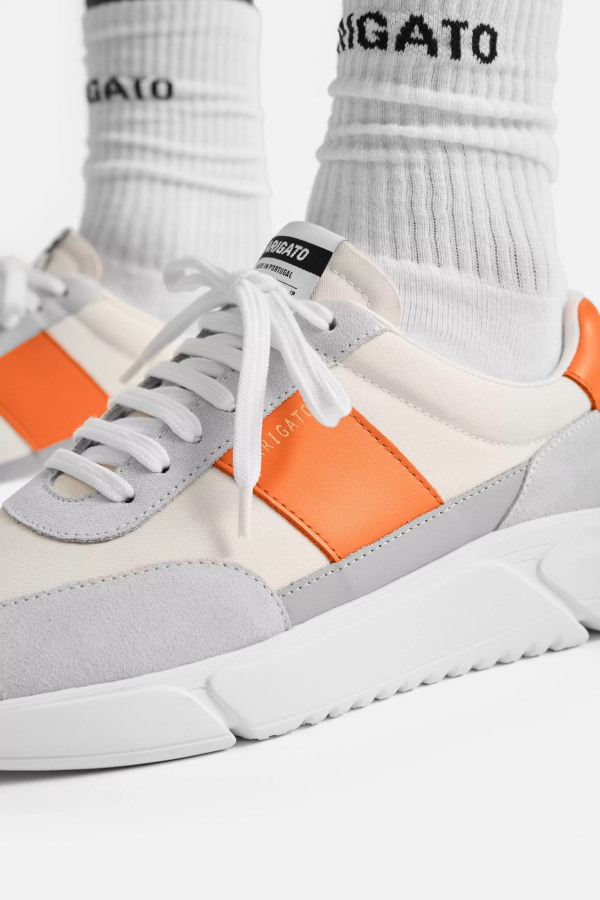 Genesis Vintage Loper Wit Oranje Axel Arigato