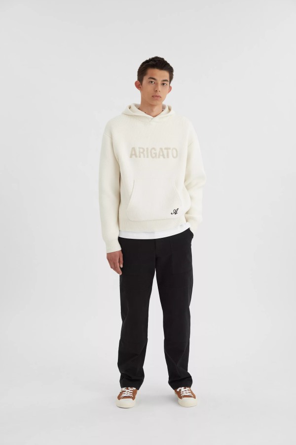 Axel Arigato District Hoodie Ecru
