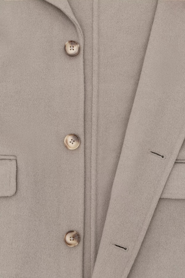 Axel Arigato Fiction Wollen Jas Steengrijs