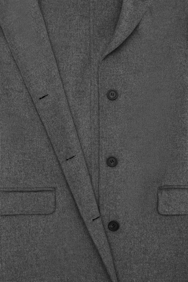 Axel Arigato Medea Wollen Jas Grijs