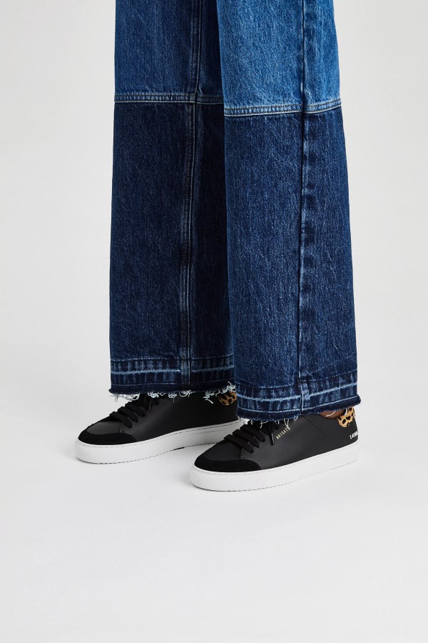 Clean 90 Triple Animal Axel Arigato Black Leopard Cremino