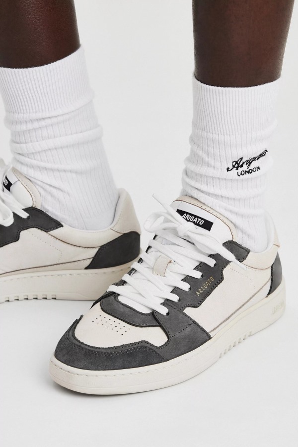 Axel Arigato Wit Grijze Dice Lo Sneaker