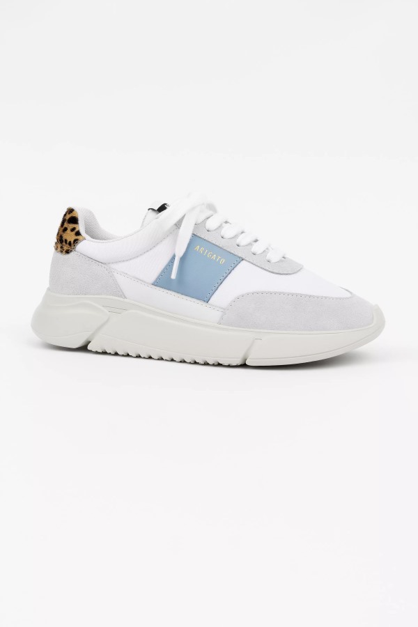 Genesis Vintage Runner Axel Arigato Stoffige Blauwe Luipaard