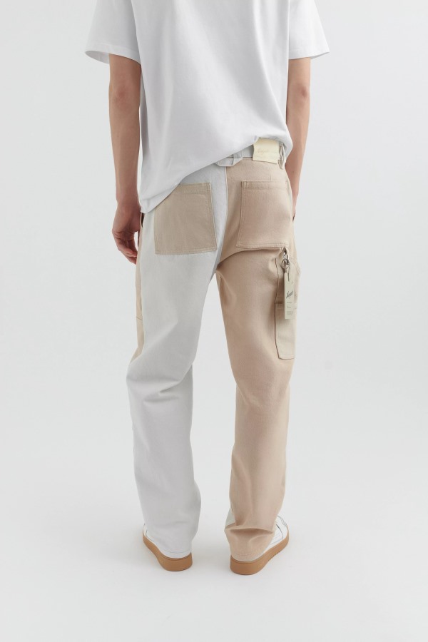 Patch Broek Axel Arigato Beige Lichtbeige