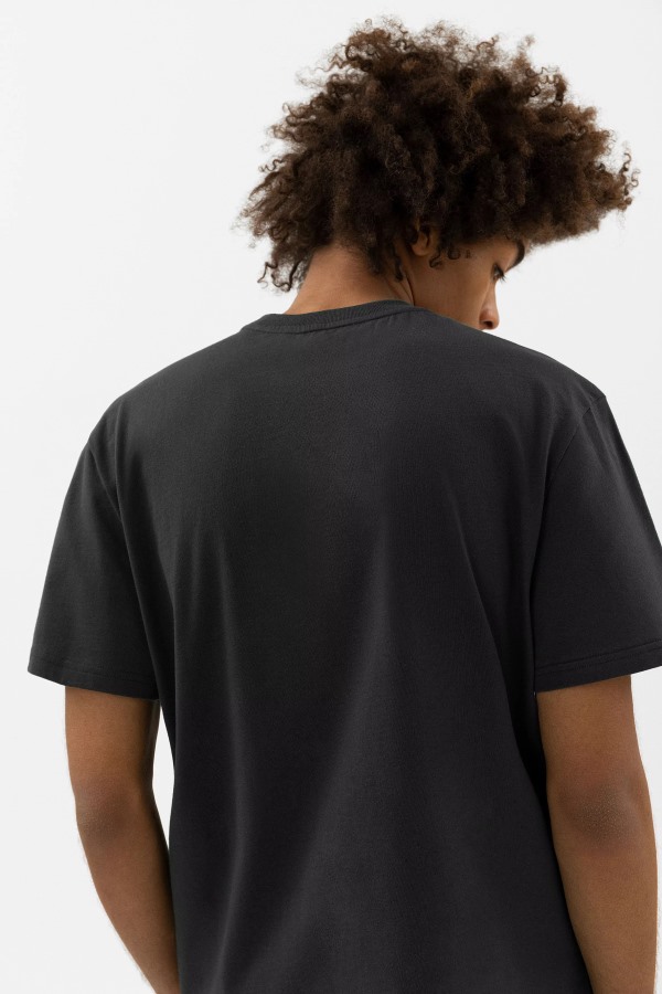 Monogram T-shirt Axel Arigato Vervaagd Zwart