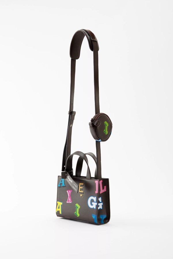 Trait Monogram Leren Tas Donkerbruin Axel Arigato