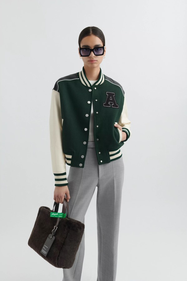 Axel Arigato Ivy Varsity Jack Donkergroen Zwart