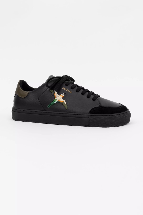 Axel Arigato Clean 90 Triple Bee Bird Zwart Legergroen