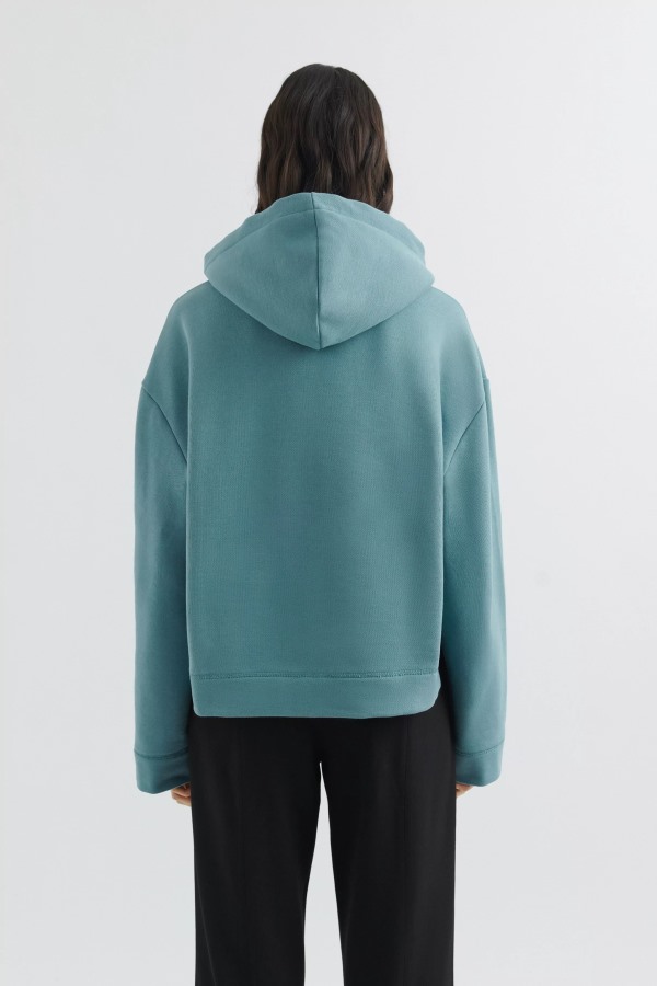 Cure Cropped Hoodie Bretagne Blauw Axel Arigato