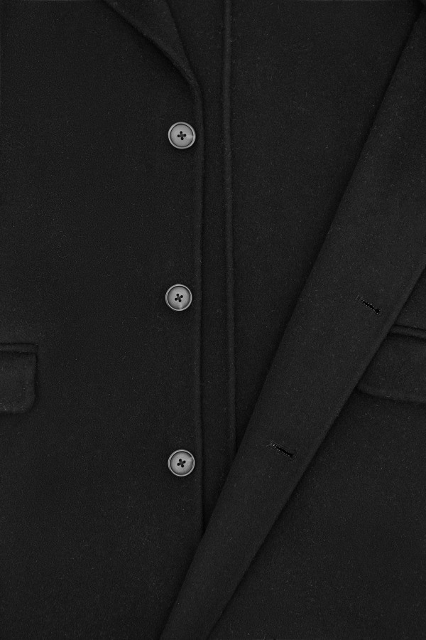 Axel Arigato Dawn Wollen Jas Zwart