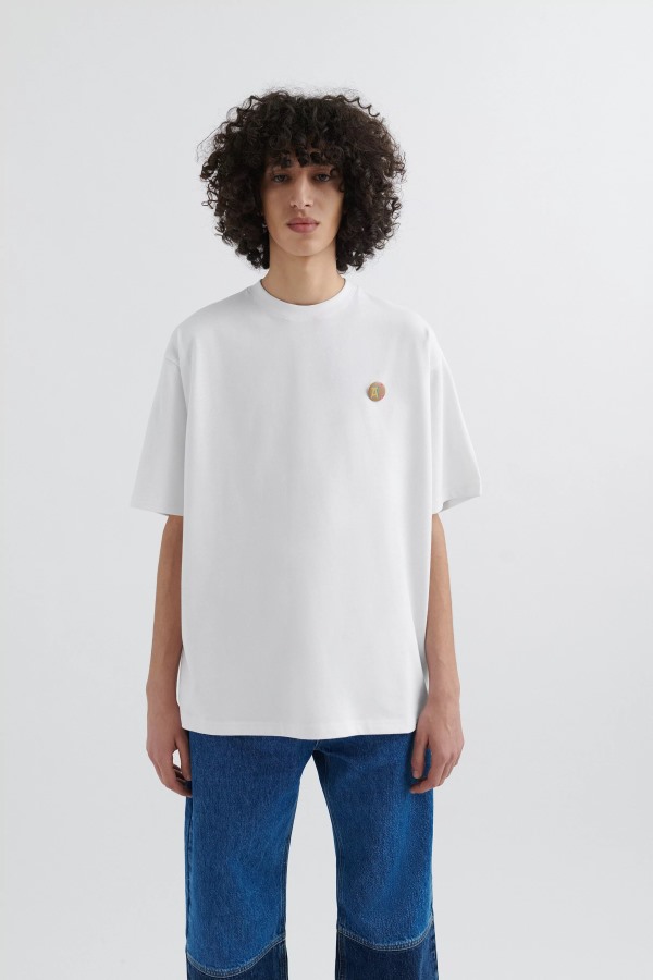 Axel Arigato Wit Acroniem Monogram T-shirt