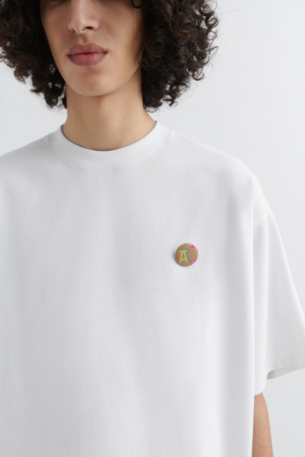 Axel Arigato Wit Acroniem Monogram T-shirt