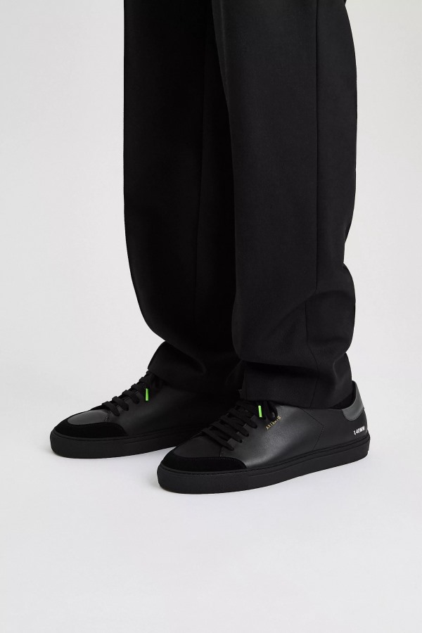 Axel Arigato Clean 90 Triple Zwart Grijs Oranje