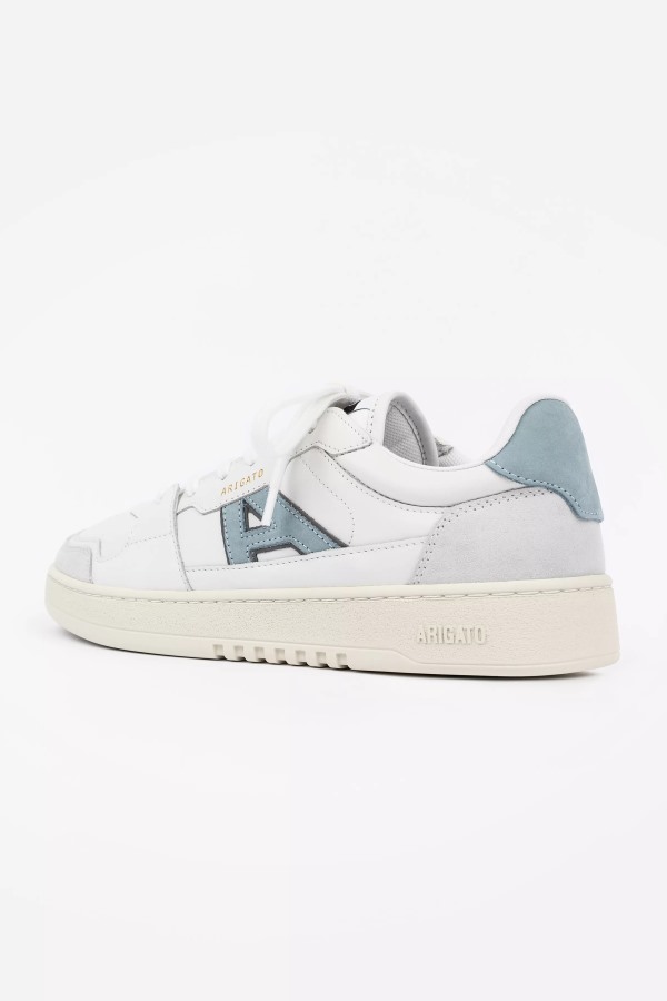 Axel Arigato A-dice Lo Sneaker Wit Stoffig Blauw