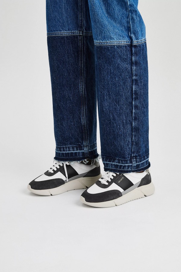 Genesis Vintage Loper Donkergrijs Zwarte Slang Axel Arigato