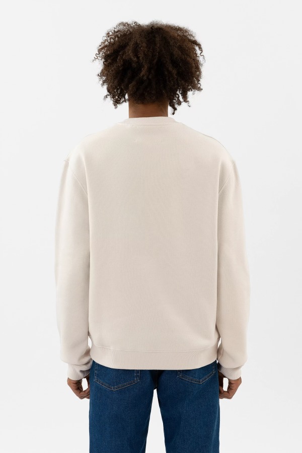 Axel Arigato Lichtbeige Focus Sweatshirt