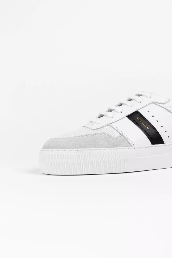 Axel Arigato Gedetailleerd Plateau Wit Zwart